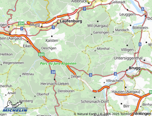 Kaart MICHELIN Elfingen - ViaMichelin