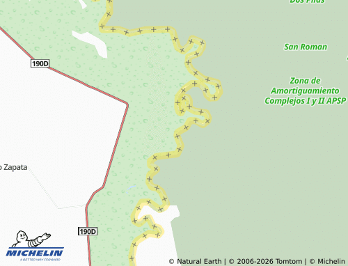 Mapa MICHELIN Roberto Barrios Río - ViaMichelin