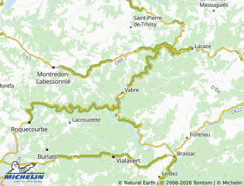 Mapa MICHELIN Vabre - ViaMichelin
