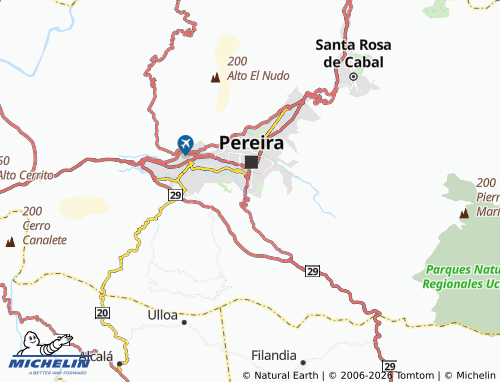 Carte MICHELIN Altos de Canaán - ViaMichelin
