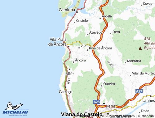 Mapa MICHELIN Currais - ViaMichelin