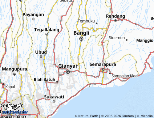 Mappa MICHELIN Bunutin - ViaMichelin