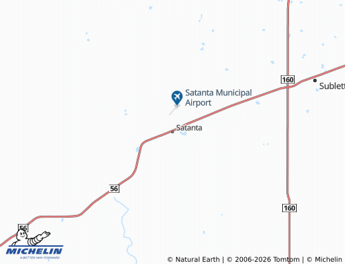 Carte MICHELIN Satanta - ViaMichelin