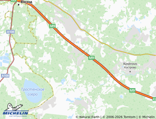 Carte MICHELIN Troitsa - ViaMichelin
