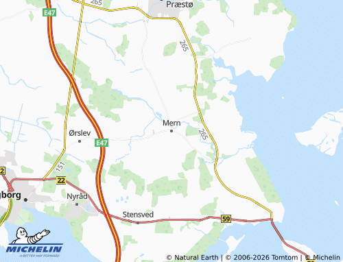 Mappa MICHELIN Mern - ViaMichelin