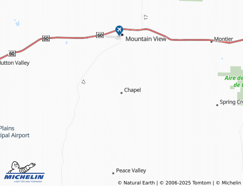 MICHELIN Chapel map - ViaMichelin