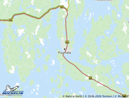MICHELIN-Landkarte Puumala - ViaMichelin