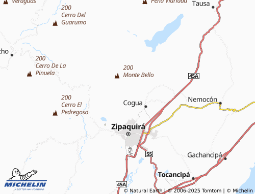MICHELIN Rodamontal map - ViaMichelin