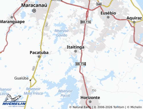MICHELIN Bairro Angorá map - ViaMichelin