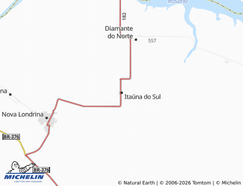 Mappa MICHELIN Itaúna do Sul - ViaMichelin