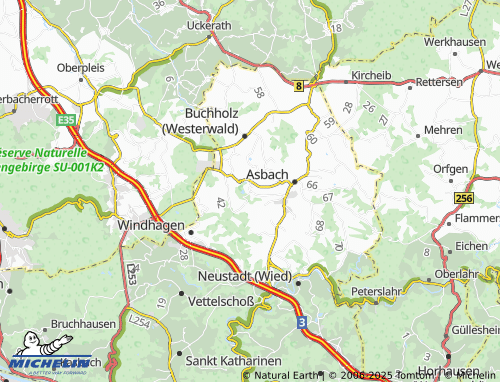 MICHELIN Bennau map - ViaMichelin