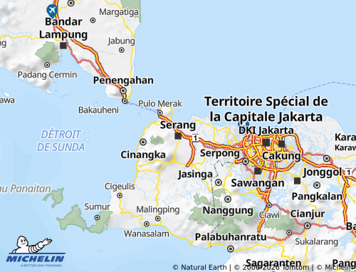 MICHELIN-Landkarte Banten - ViaMichelin