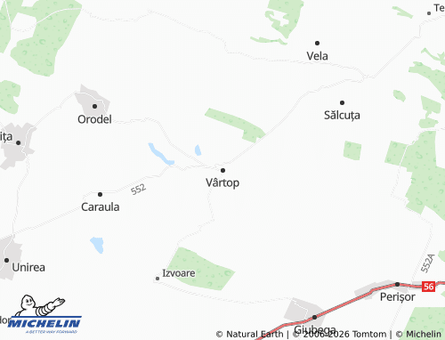 Carte MICHELIN Vârtop - ViaMichelin