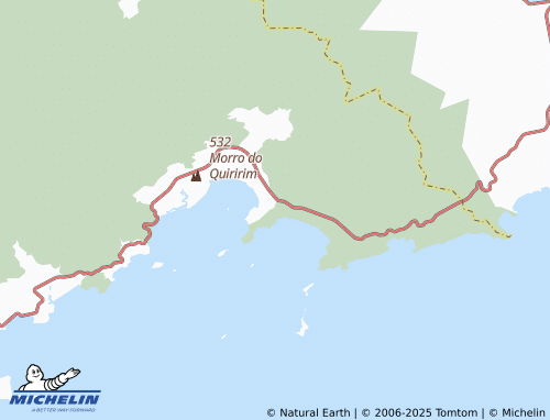 MICHELIN Praia da Fazenda map - ViaMichelin