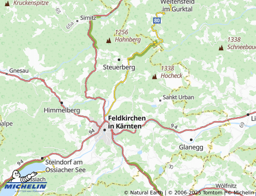 MICHELIN-Landkarte Lang - ViaMichelin