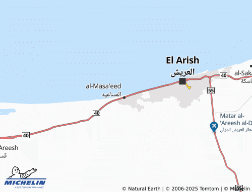 MICHELIN Loualoaat Beach Village map - ViaMichelin