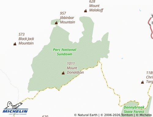 Mapa MICHELIN Sundown - ViaMichelin