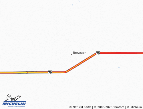 Carte MICHELIN Brewster - ViaMichelin