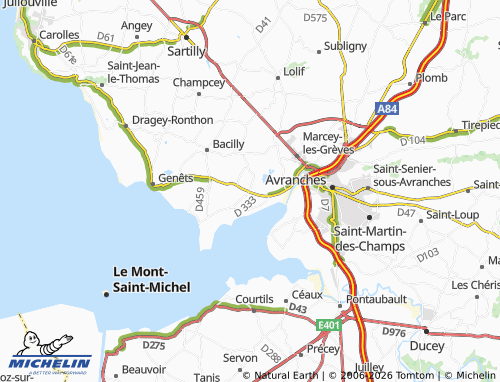 MICHELIN Vains map - ViaMichelin