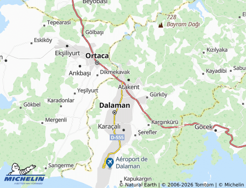 Mappa MICHELIN Bezkese - ViaMichelin