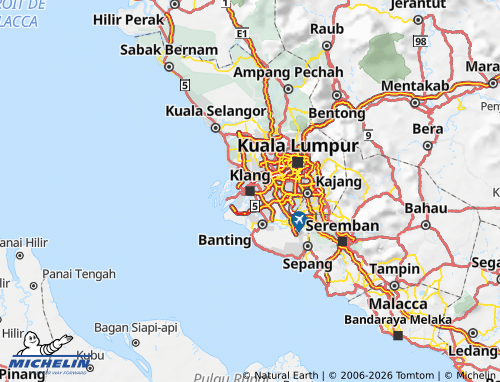 Mapa MICHELIN Klang - ViaMichelin