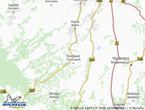 Carte MICHELIN Bojić - ViaMichelin