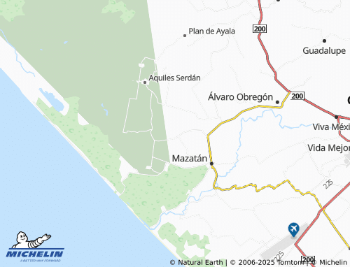 MICHELIN Santa Teresa map - ViaMichelin