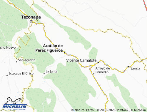 Mapa MICHELIN Zona Urbana Ejidal - ViaMichelin