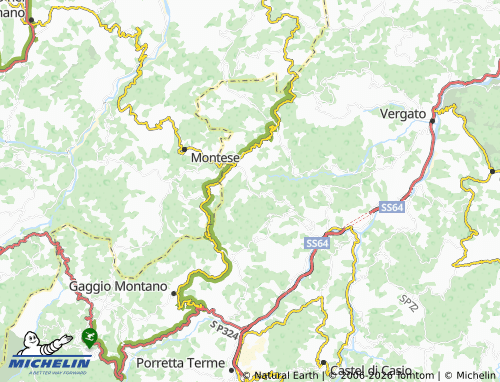 Mappa MICHELIN Pietracolora - ViaMichelin