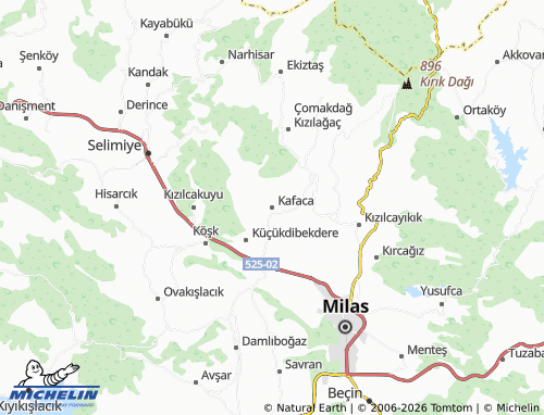 Mapa MICHELIN Kafaca - ViaMichelin