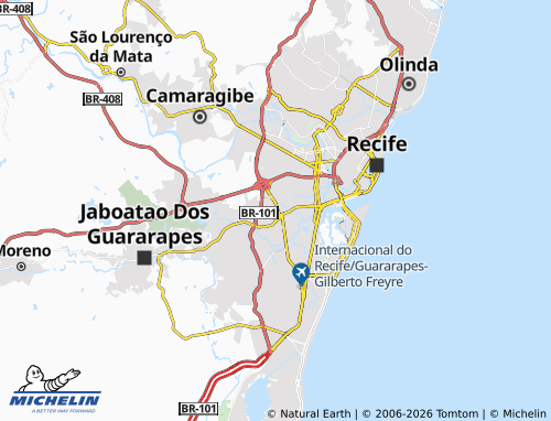 Mappa MICHELIN Estância - ViaMichelin