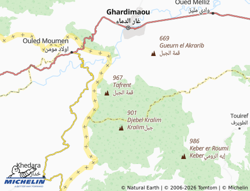 Carte MICHELIN Tafrent - ViaMichelin