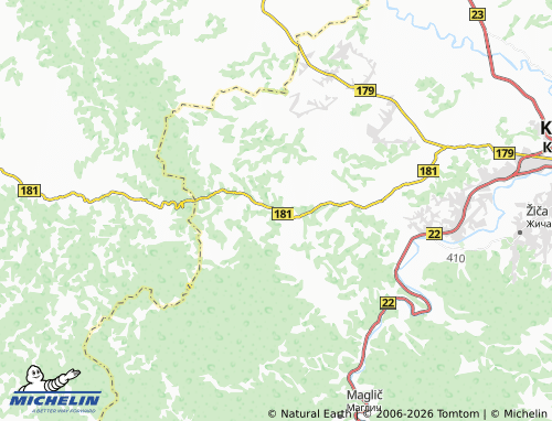 Carte MICHELIN Dedevci - ViaMichelin