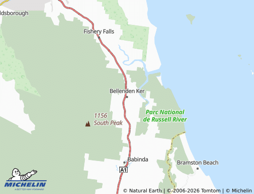 MICHELIN Bellenden Ker map - ViaMichelin