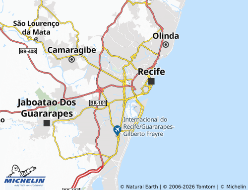 Mappa MICHELIN Afogados - ViaMichelin