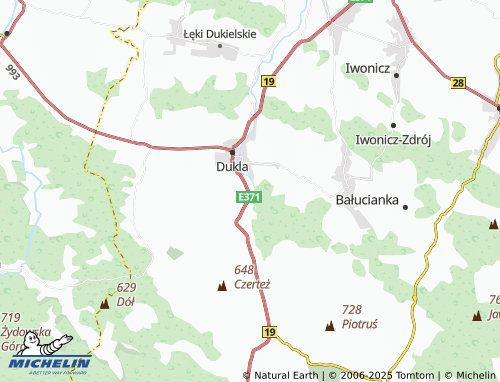 Mapa MICHELIN Lipowica - ViaMichelin