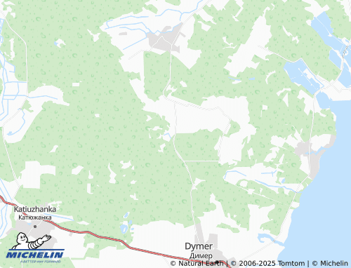 MICHELIN Roztisne map - ViaMichelin