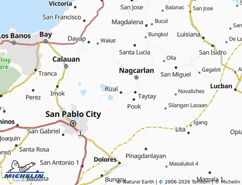 MICHELIN Rizal map - ViaMichelin