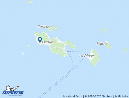 MICHELIN Baie Sainte Anne map - ViaMichelin
