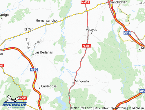 Mappa MICHELIN Pozanco - ViaMichelin