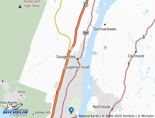 Mapa MICHELIN Saugerties - ViaMichelin