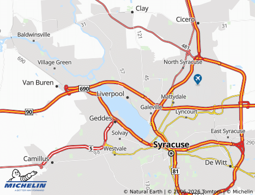Mapa MICHELIN Liverpool - ViaMichelin