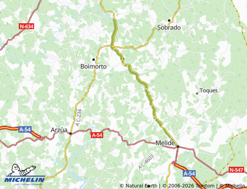 MICHELIN A Pena map - ViaMichelin