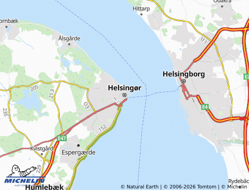 Mapa MICHELIN Helsingør - ViaMichelin