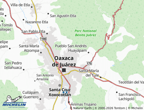 Kaart MICHELIN Volcanes Ampliación - ViaMichelin
