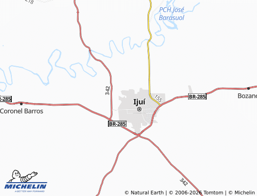 Mapa MICHELIN Herval - ViaMichelin
