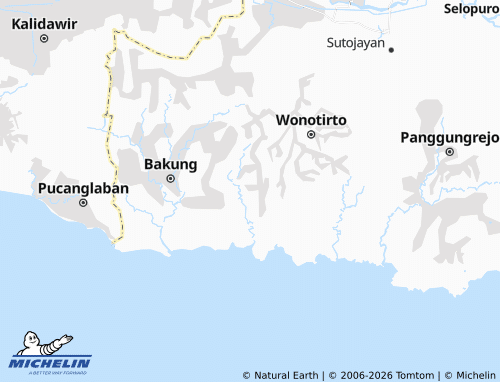 Carte MICHELIN Kaligrenjeng - ViaMichelin