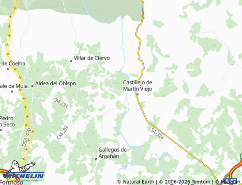 MICHELIN Serranillo map - ViaMichelin