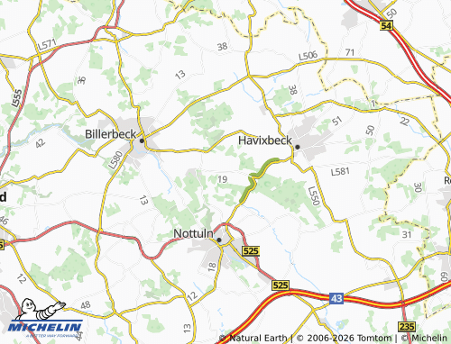 MICHELIN Baumberg map - ViaMichelin