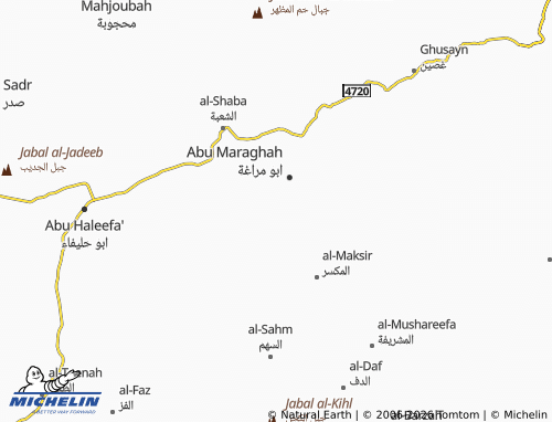 Carte MICHELIN al-Hafiya' - ViaMichelin